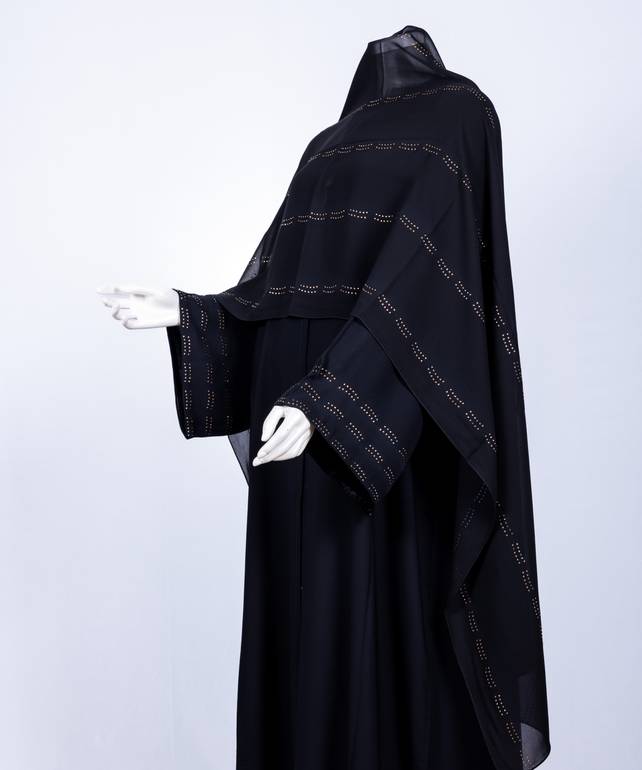  عباية مع طرحة موديل رقم   3559 (1)
