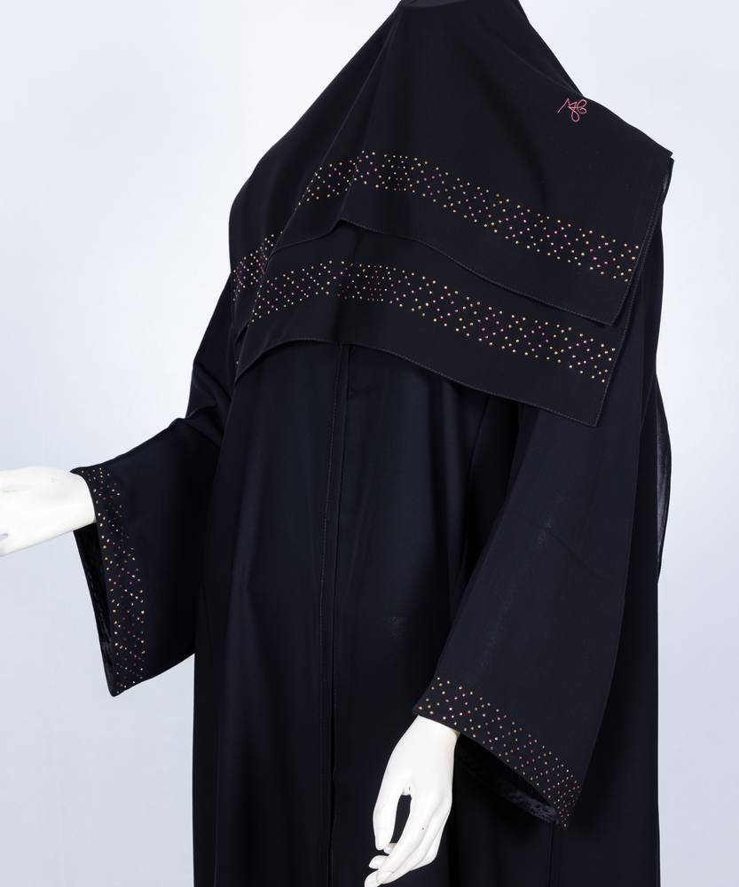 عباية مع طرحة موديل رقم   3656 (1)
