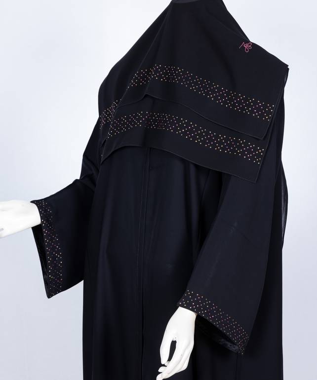 عباية مع طرحة موديل رقم   3656 (1)