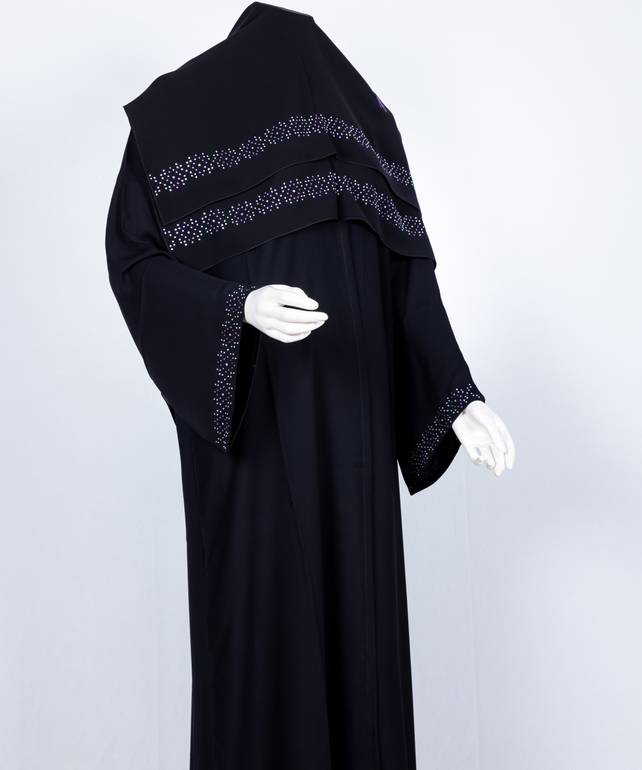 عباية مع طرحة موديل رقم   3647 (5)