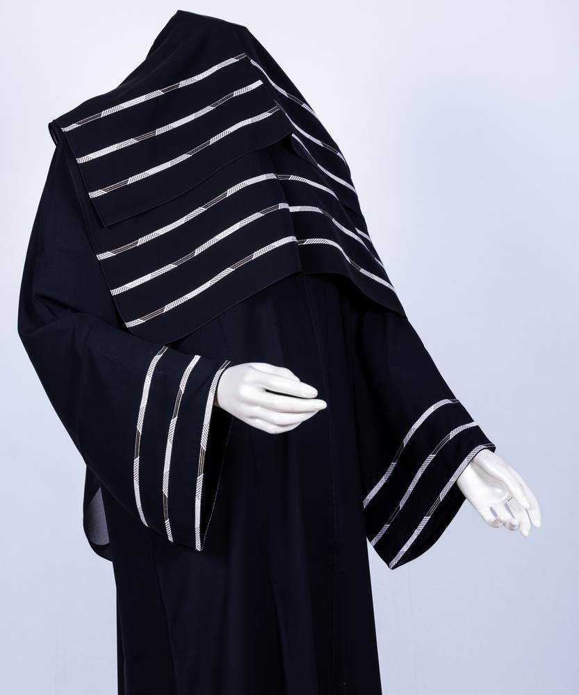 عباية مع طرحة كلفة موديل رقم  3557