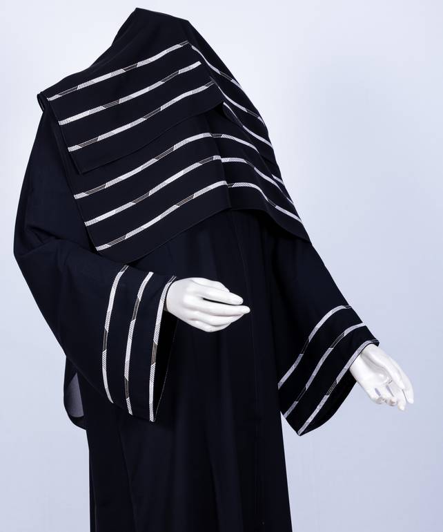 عباية مع طرحة كلفة موديل رقم  3557