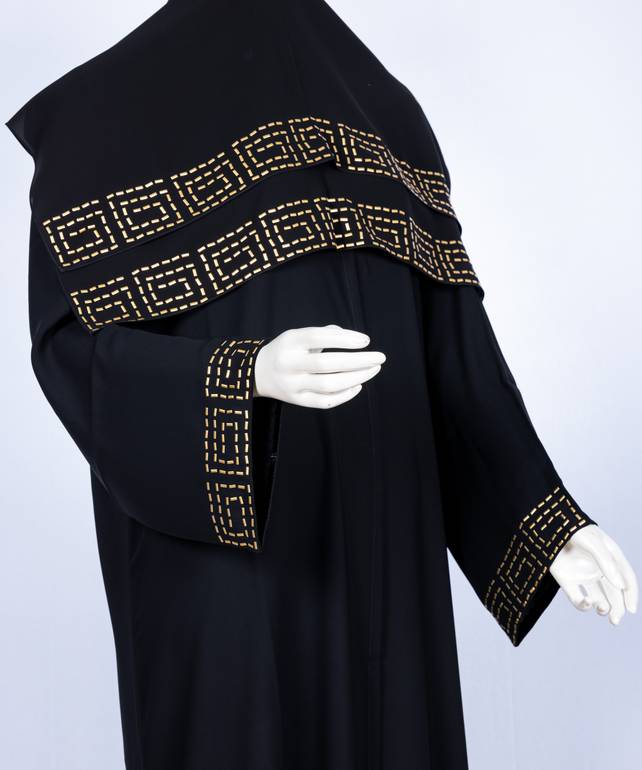 عباية مع طرحة  معدن موديل رقم 3571 (1)