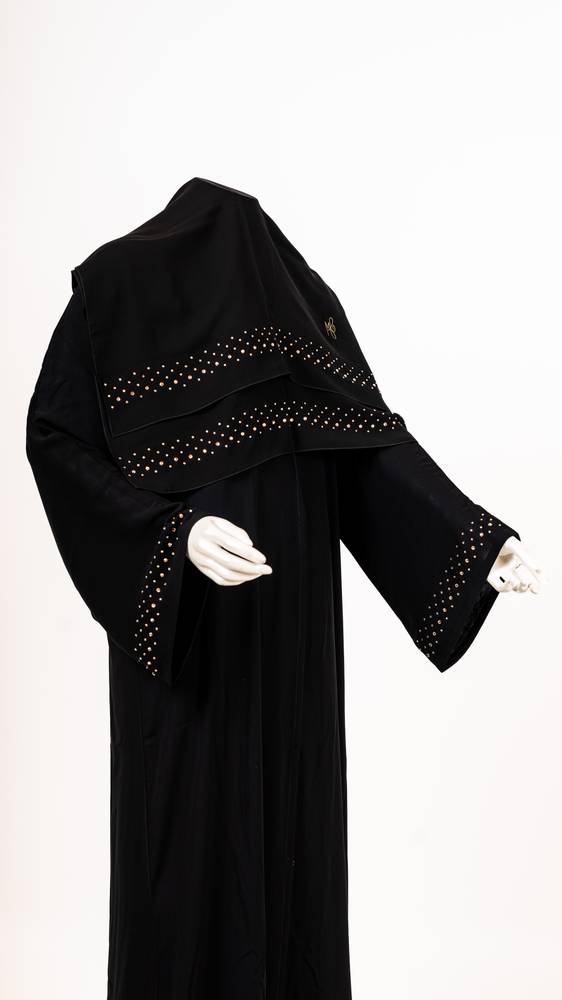  عباية مع طرحة موديل رقم  00101 ( 5 ) 