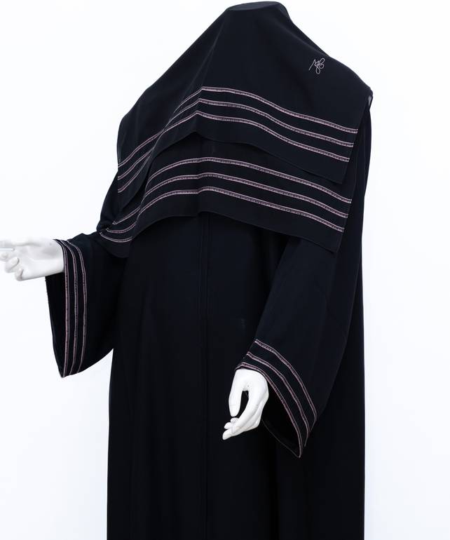 عباية مع طرحة كلفة موديل رقم 3595 (5)