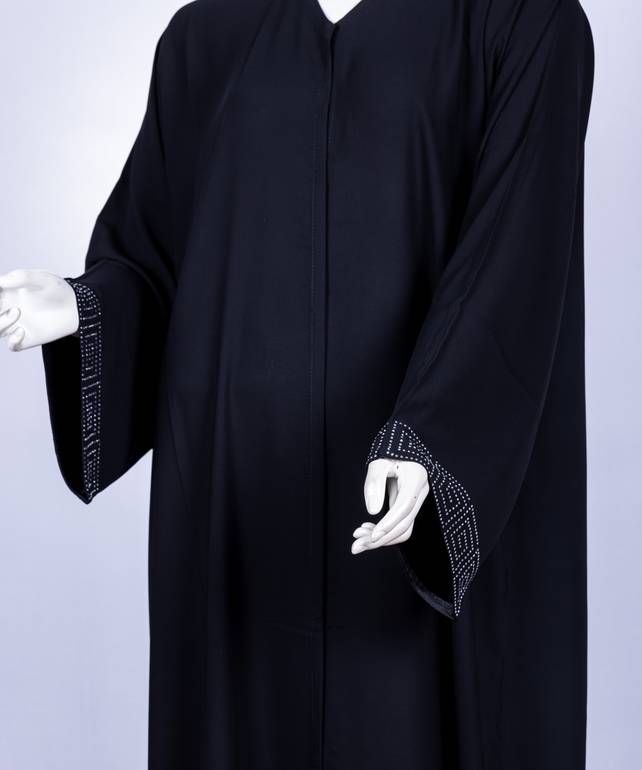 عباية مع طرحة كريستال بتصميم 3573 (1)