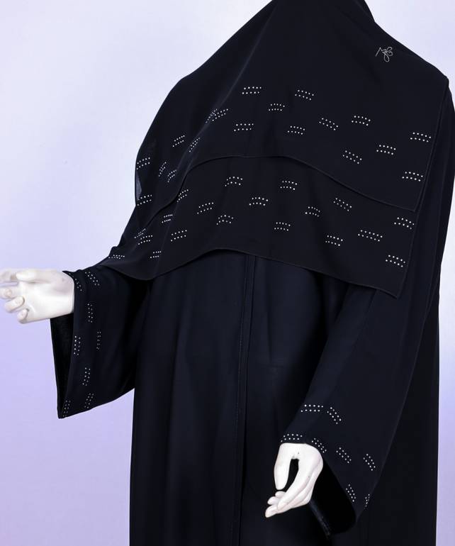 عباية مع طرحه موديل رقم  3552 (1)