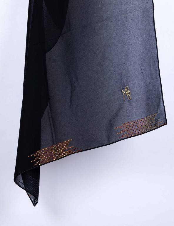 طرحة كريستال راين مموج