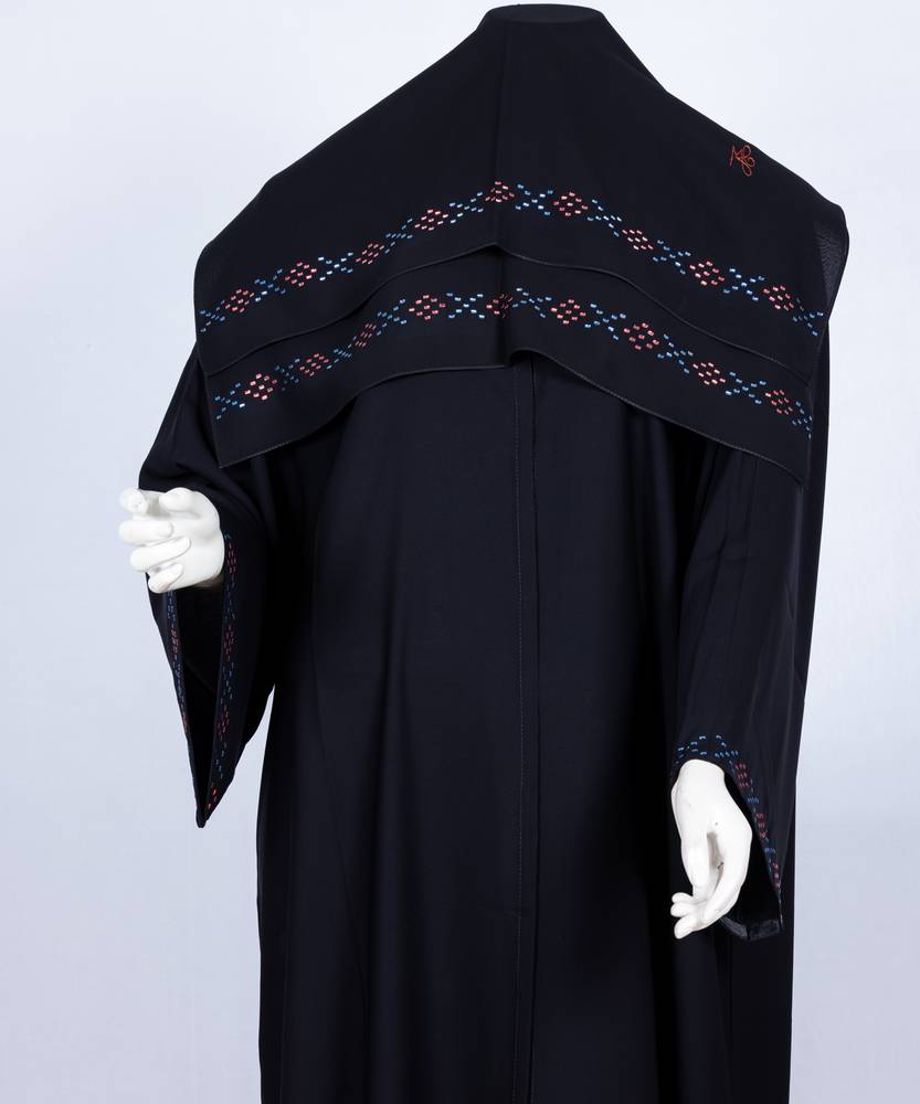 عباية مع طرحة موديل رقم 3635  (1)