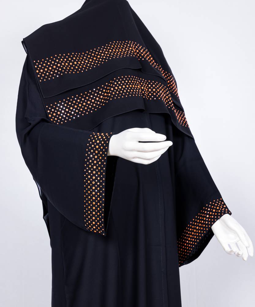 عباية مع طرحة موديل رقم 3578 (1)