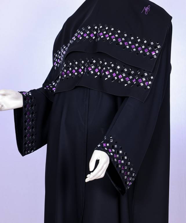 عباية مع طرحه موديل رقم  3593  (1)