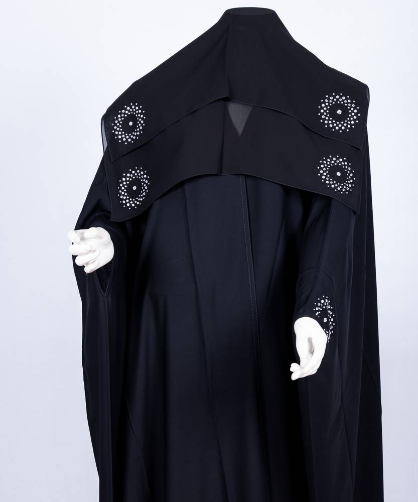  عباية مع طرحة قصة البشت  3616 (1)