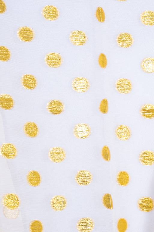 طرحة مميزة ابيض مع ذهبي