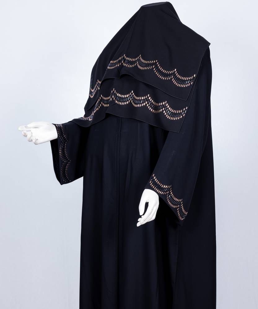 عباية مع طرحه موديل رقم   3596 (1)