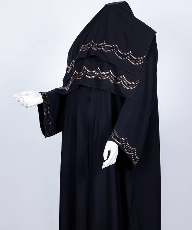 عباية مع طرحه موديل رقم   3596 (1)