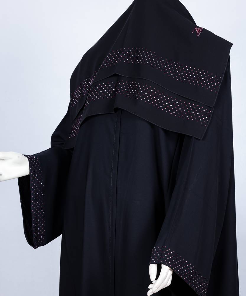 عباية مع طرحه موديل رقم  3655 (1)