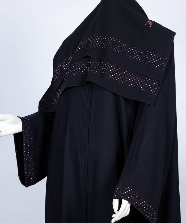 عباية مع طرحه موديل رقم  3655 (1)