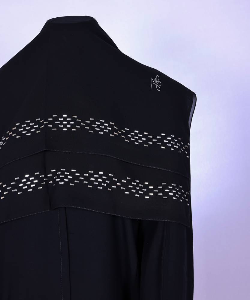 عباية مع طرحة موديل رقم  3638 (1)