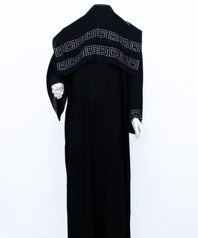 عباية مع طرحة مستطيل موديل رقم 3620 (1)
