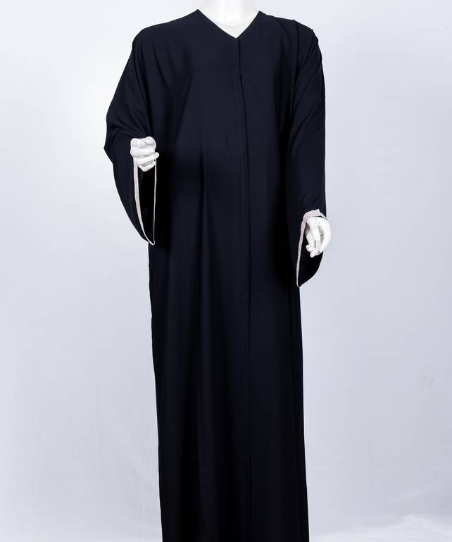 عباية مع طرحة كريستال مخطط 3566 (1)