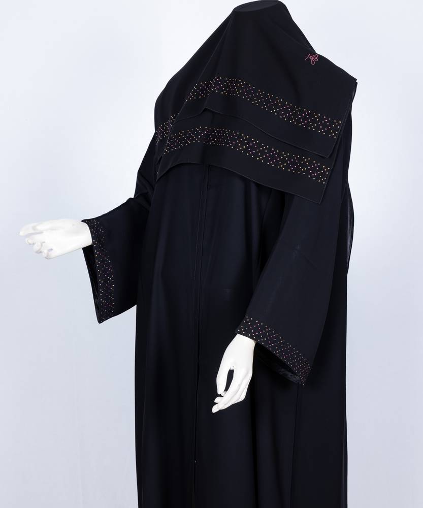 عباية مع طرحة موديل رقم   3656 (1)
