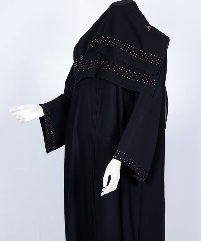 عباية مع طرحة موديل رقم   3656 (1)