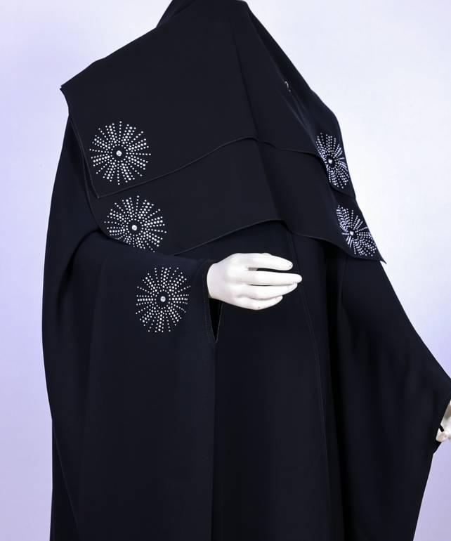 عباية مع طرحه موديل رقم 3621 (1)