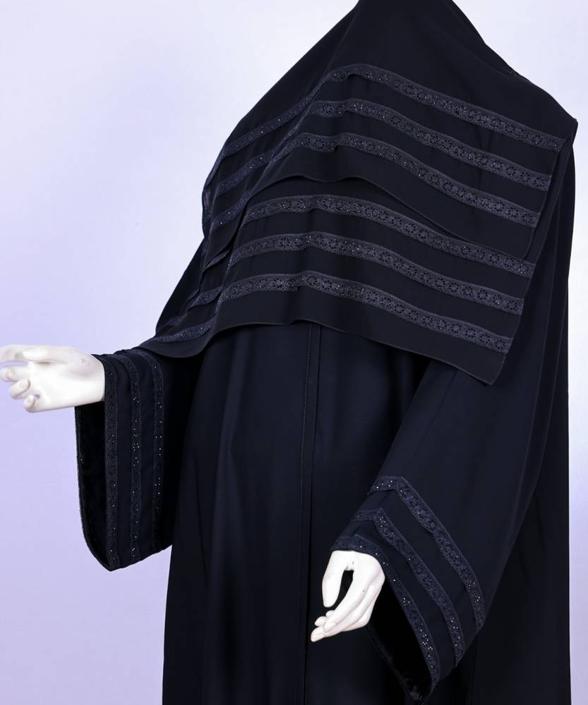 عباية مع طرحة موديل رقم   3630