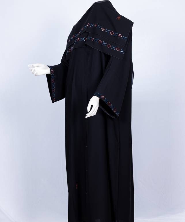 عباية مع طرحة موديل رقم 3635  (1)