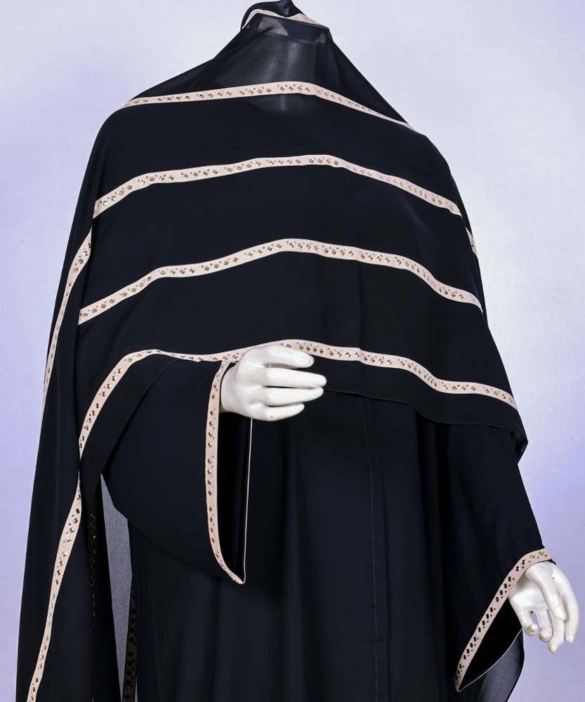 عباية مع طرحة موديل رقم   3569 (1)