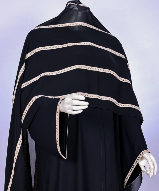 عباية مع طرحة موديل رقم   3569 (1)