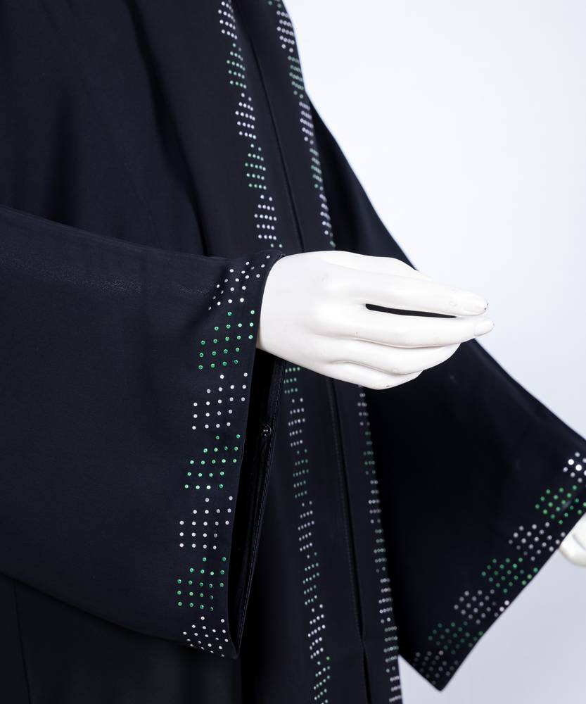 عباية مع طرحة موديل رقم  3654 (1)