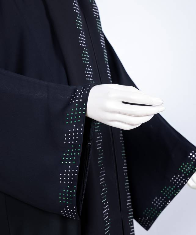 عباية مع طرحة موديل رقم  3654 (1)