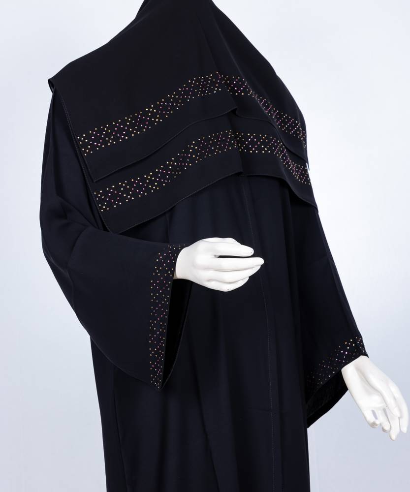 عباية مع طرحة موديل رقم   3656 (1)