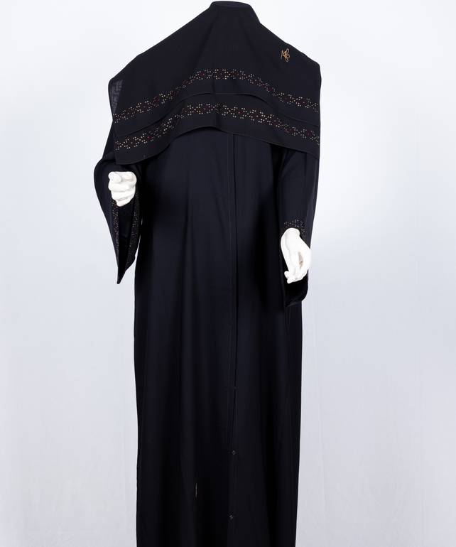 عباية مع طرحة موديل رقم   3637 (1)