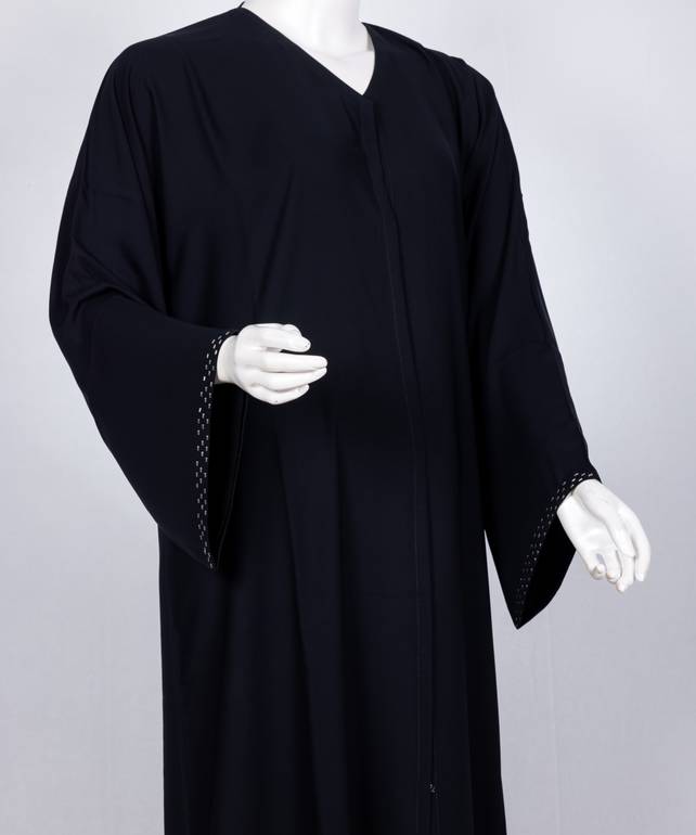 عباية مع طرحة كريستال موديل رقم 3628 (1)
