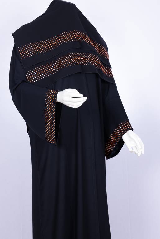 عباية مع طرحة موديل رقم 3578 (1)