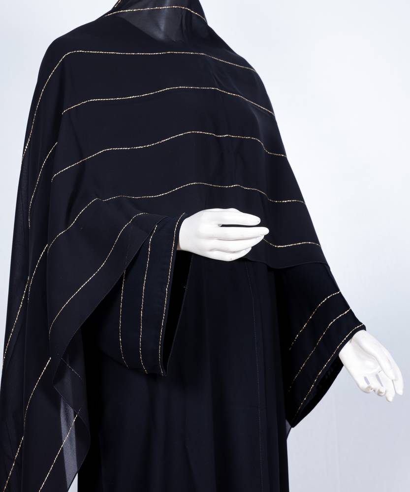 عباية مع طرحه موديل رقم   3560