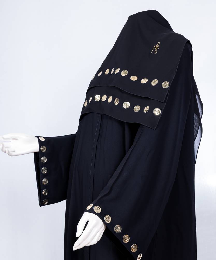 عباية مع طرحة موديل رقم   3553 (1)