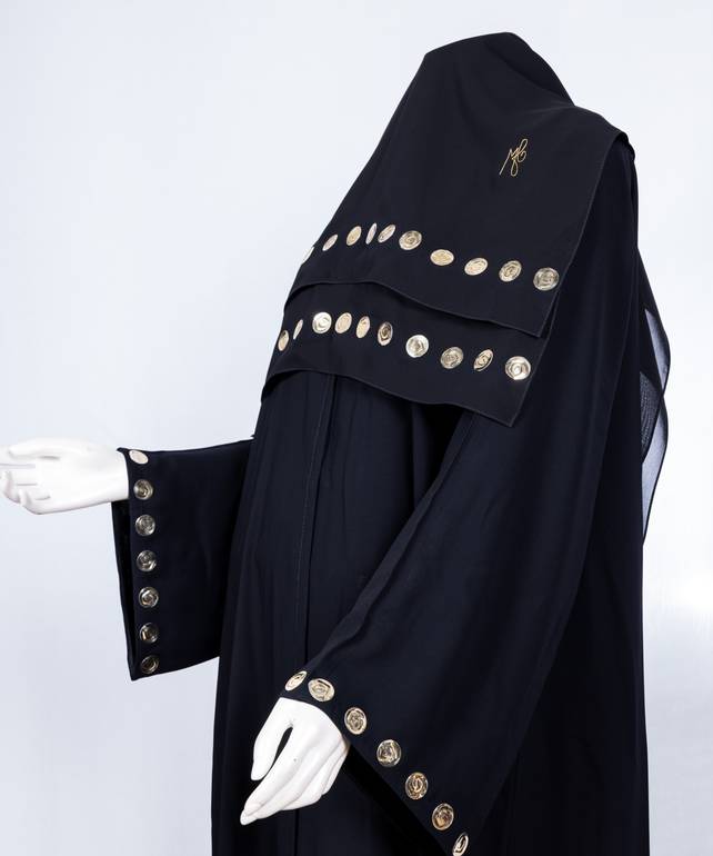 عباية مع طرحة موديل رقم   3553 (1)