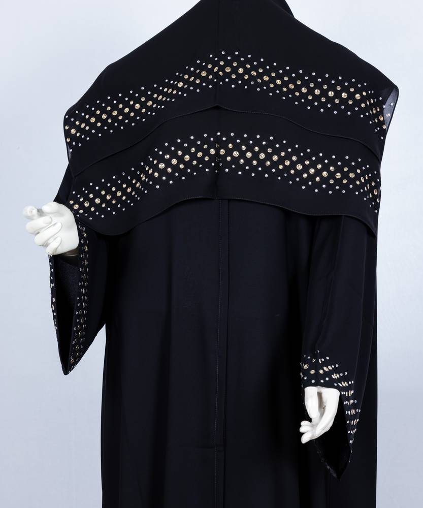 عباية مع طرحة موديل رقم   3669 (1)