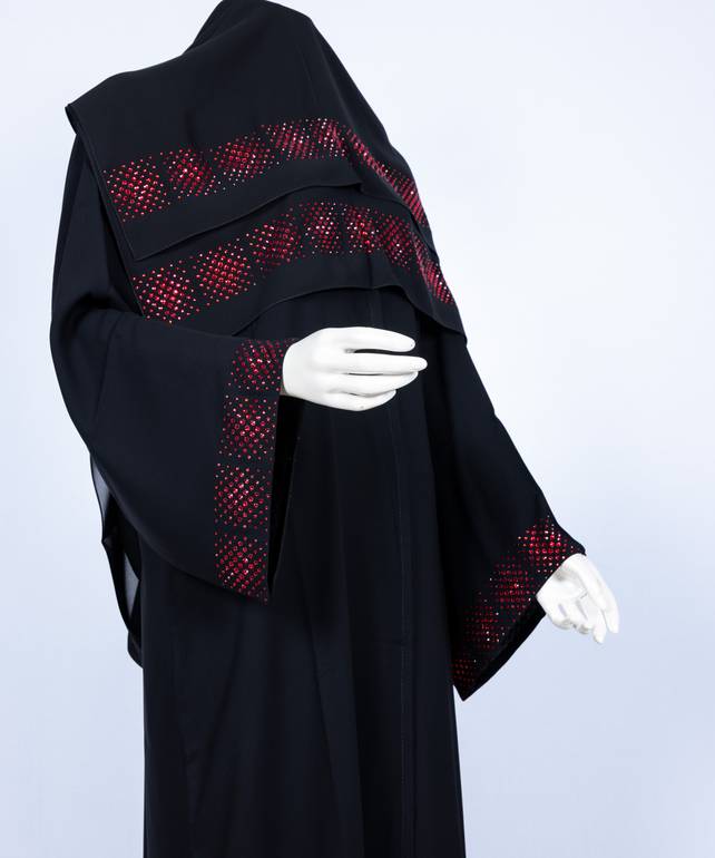 عباية مع طرحه موديل رقم  3604 (1)