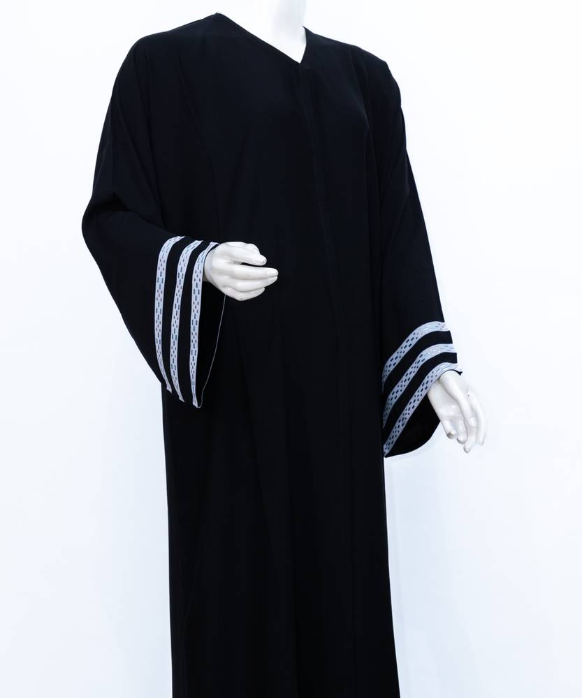 عباية مع طرحة معدن موديل رقم 3619 (2)