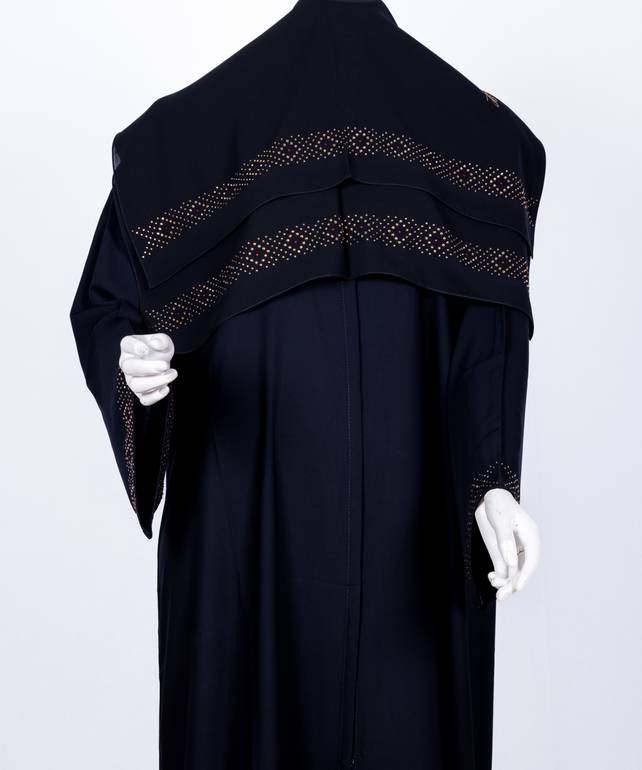 عباية مع طرحة موديل رقم   3658 (1)