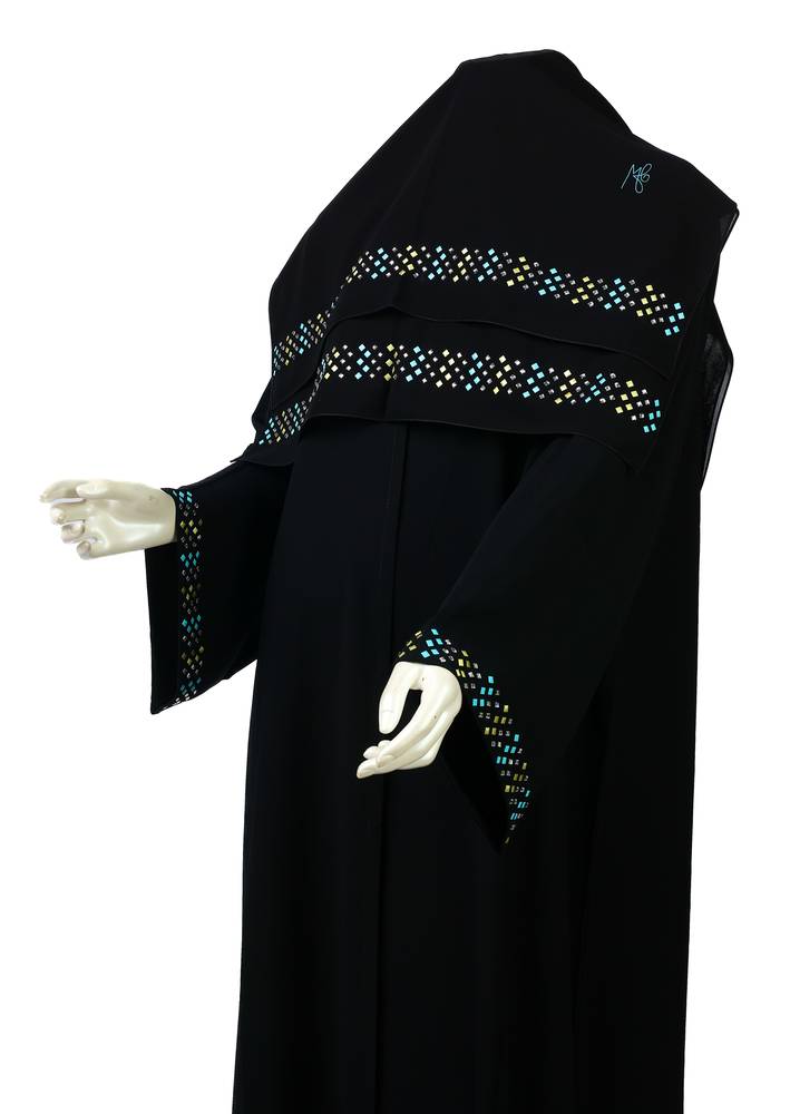عباية مع طرحة موديل رقم 3686 (1)