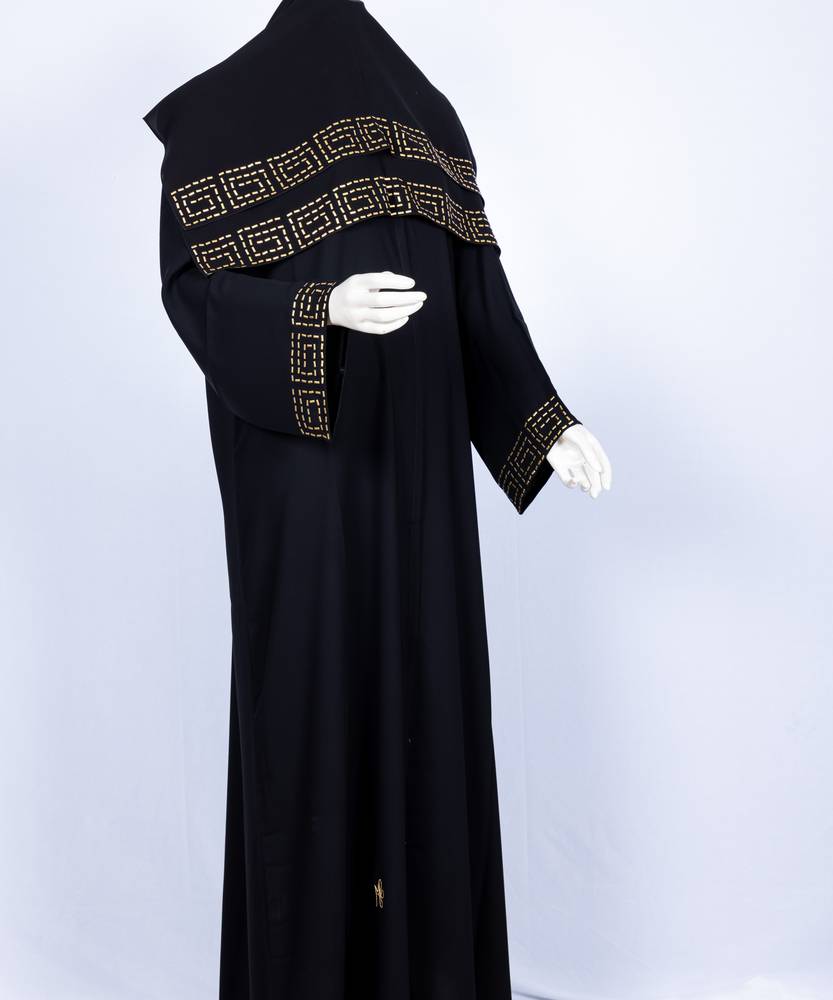 عباية مع طرحة  معدن موديل رقم 3571 (1)