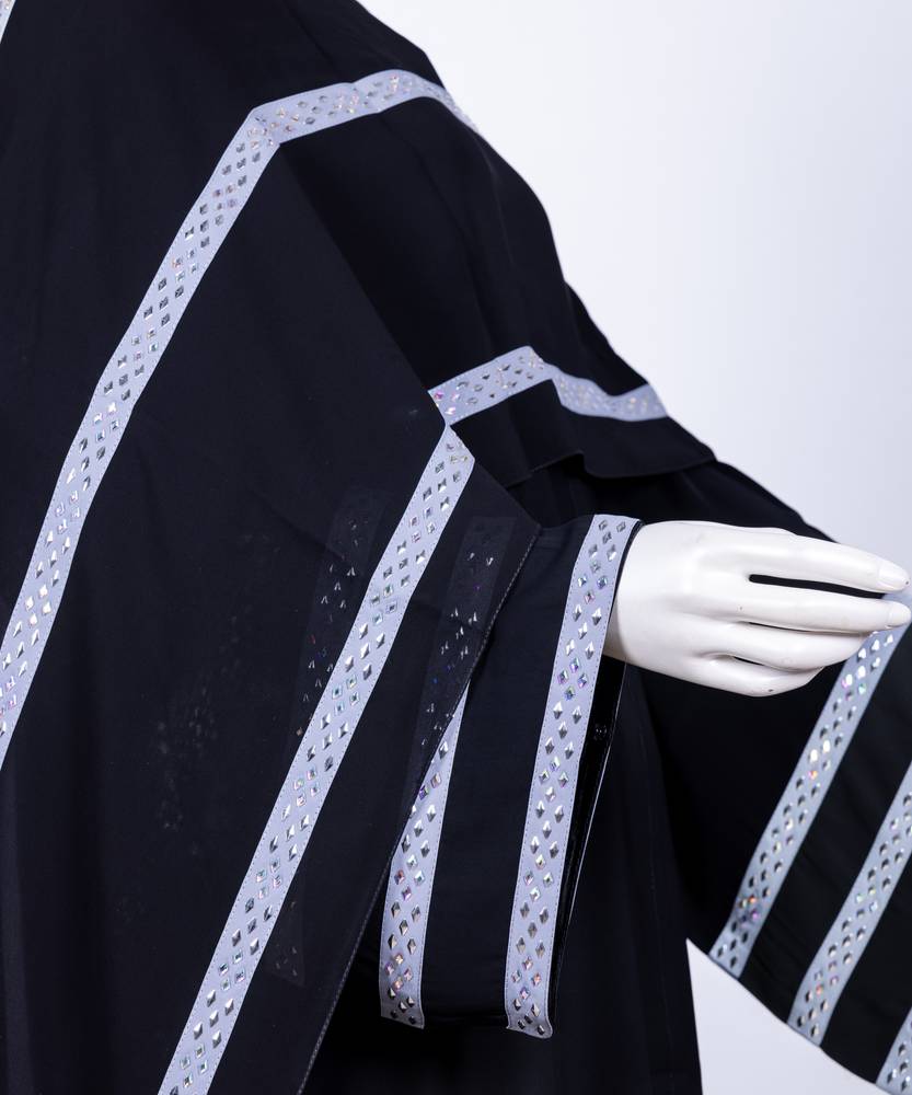 عباية مع طرحة معدن معين موديل رقم 3547 (2)