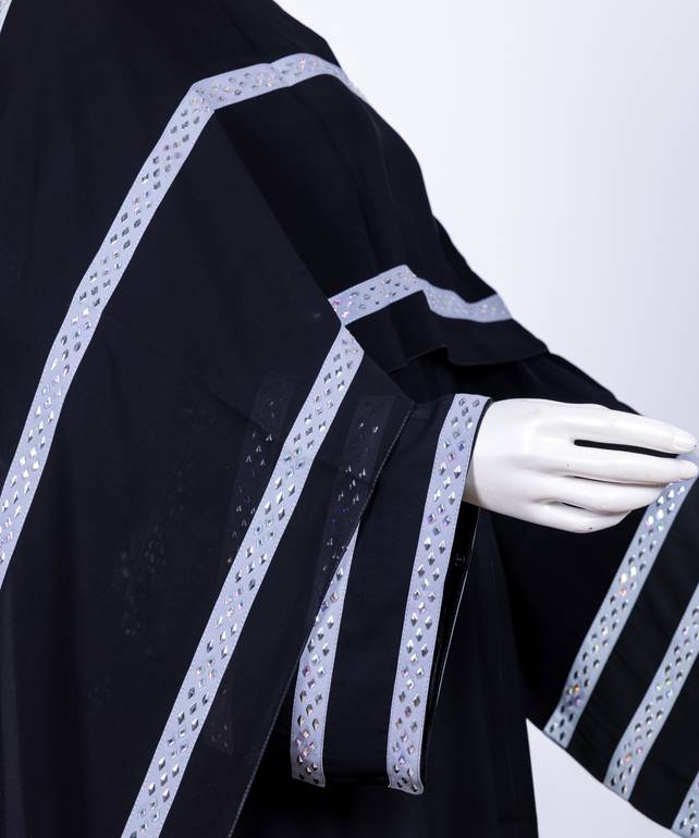 عباية مع طرحة معدن معين موديل رقم 3547 (2)