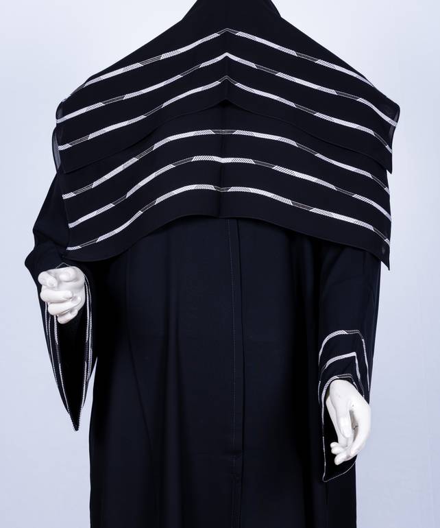 عباية مع طرحة كلفة موديل رقم  3557