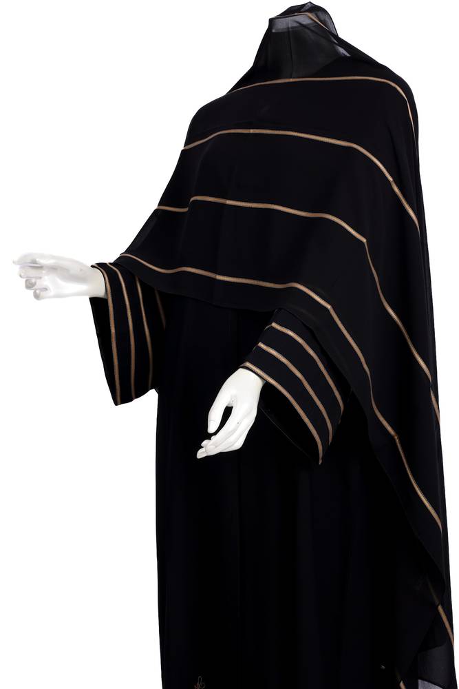 عباية مع طرحة كلفة موديل   3465 (3)